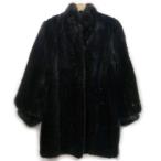  красный saka мех AKASAKA FUR норка обратный шерсть пальто женский оттенок черного 