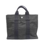 エルメス HERMES エールライントートPM グレー キャンバス