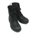 ショッピングロエベ ロエベ LOEWE コンバットブーツ サイズ40 約27cm レザー ブラック レースアップ