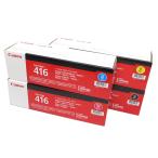 CANON тонер-картридж 416(CRG-416) 4 -цветный набор оригинальный товар нераспечатанный 