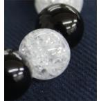Yahoo! Yahoo!ショッピング(ヤフー ショッピング)知性や理解力を高める宝石　オニキス12mm×クラック水晶12mm（内径14〜20cm） ブレスレット【4月誕生石】/パワーストーン/天然石
