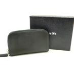  Prada PRADA 6 полосный чехол для ключей 2PG604 SAFFIANO раунд застежка-молния очень красивый товар 