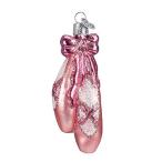 Old World Christmas Ballet Toe Shoes Ornament