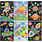 Space Museum - Finduat Mosaic Sticker Art Sticky DIY Handmade Art Ki 並行輸入