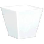Party Friendly Reusable Mini Cubes Tableware  White  Plastic   60mls 並行輸入