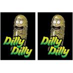 100 Legion Supplies Pickle Rick Dilly Dilly Deck Protector Sleeves 並 並行輸入