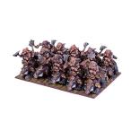 Kings of War: Dwarf Berserker Brock Riders Regiment 10