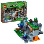 レゴ マインクラフト ゾンビの洞窟 21141 組み立てキット 人気のマインクラフト キャラクター スティーブとゾンビのフィギュア、LEGO 並行輸入