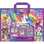 Bendon Lisa Frank 塗り絵&amp;アクティビティセット 折りたたみ収納ケース付き