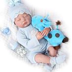CHAREX 本物そっくりのリボーンベビードール 男の子 眠っている 22インチ リアルな新生児の人形 本物の加重シリコン製 ベビードー 並行輸入
