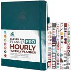 Clever Fox Planner PRO スケジュール ? 週&amp;月間ライフプランナー タイムスロット アポイントメントブック 日々の