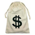 ウィーラブUSAWe Love USA Large $ Money Drawstring Bag Party Accessory LYS 並行輸入