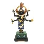 仏像 三宝荒神 立像 4.0寸 桧木彩色