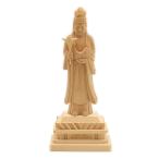 木彫仏像/鬼子母神(訶梨帝母)立像身丈5.0寸桧木