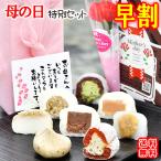 ＼10％クーポン／母の日 プレゼント ギフト 花とスイーツ 和菓子 お菓子 2024 カーネーション 高級 健康  栗柿 栗きんとん 水饅頭 栗粉餅 各2個 大福各1個