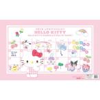  Hello Kitty 50th рисунок настольный коврик [ шт число . отправка!]....DM-50KT память .... внизу кровать царапина предотвращение наматывать привычка нет учеба для Sanrio Kitty Chan Kitty 