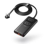  Sanwa Supply тонкий ответвление (AC2 выход *USB-C×2+USB-A×1*PD100W) разветвитель ответвление зарядное устройство розетка настольный мобильный тонкий compact путешествие командировка 