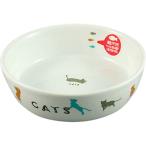 マルカン 猫用陶器食器 遊ぶ猫 (猫の食器 しょっき/