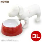 コンビ SW011 KB陶食器 3L レッド （犬用・猫用食器