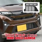 ショッピング虫除け ダイハツ 新型 ムーヴ LA850S LA860S フロントグリル ガーニッシュ カバー ピアノブラック ロアグリル アンダーグリル 虫除け