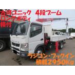 [ оплата общая сумма 4,495,000 иен ] б/у машина Mitsubishi Fuso Canter 4 ступеней радиоконтроллер кран стандарт длинный 3 t грузоподъемность 