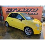 [ оплата общая сумма 550,000 иен ] б/у машина Fiat 500 сидения с кожаными вставками ETC дистанционный ключ 