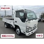 [ оплата общая сумма 2,050,000 иен ] б/у инвалидная коляска . Elf 4WD flat deck 2t грузовик 