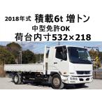 [ оплата общая сумма 4,490,000 иен ] б/у машина Mitsubishi Fuso Fighter грузоподъёмность 6t увеличенный тоннаж обычный кузов 