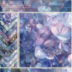  скрапбукинг бумага гортензия фиолетовый . цветок .... средний . бумага asido свободный 6×6 дюймовый фон бумага ko Large . материалы 46