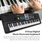 子供用61キーデジタル電子音楽キーボード 多機能ピアノマイク機能