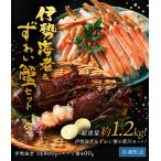 【セット】伊勢海老 3尾 800g 中サイズ 生ズワイガニ 400g