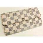 ショッピングダミエ 【17-6】ルイ・ヴィトン LOUIS VUITTON ダミエ・アズール ポルトフォイユ・サラ ファスナー付き財布 N61735【菊地質店】