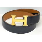 [7-1] Hermes HERMES H ремень черный [. земля ломбард ]