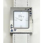 【12-13】クリスチャン・ディオール  Christian Dior マリススクエア D78-1094 レディース クォーツ 腕時計【菊地質店】