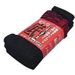 シンエイ産業 鬼底靴下 5本指 生成 キナリ 黒 3足組 補強糸使用 丈夫なくつ下 足底