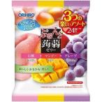 ぷるんと 蒟蒻ゼリー 大袋 白桃+マンゴー+グレープ 24個入