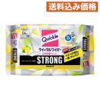 花王 クイックルワイパー 立体吸着ウエットシート ストロング リフレッシュレモン 24枚 4901301379214