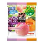 オリヒロ　ぷるんと蒟蒻大袋グレープ＋白桃＋オレンジ ２４個