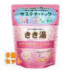 きき湯 クレイ重曹炭酸湯 湯けむりの香り 360g×6個