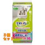 teo туалет мягкий .. дезодорация * антибактериальный сиденье натуральный сад. аромат 16 листов ×3 шт 