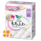 ショッピングロリエ ロリエ しあわせ素肌 もちふわfit 特に多い昼用25cm 羽つき ボリュームパック 26個入×4個