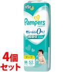 《セット販売》　P&G パンパース さらさらケア テープ スーパージャンボ M (52枚)×4個セット 6-11kg 男女共用 ベビー用紙おむつ オムツ　P＆G