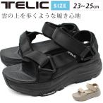 テリック サンダル レディース 靴 スポーツサンダル リカバリーサンダル リカバリーシューズ 厚底 おしゃれ シンプル アウトドア 夏 黒 ブラック ALL ROADS S4