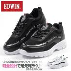 Yahoo! Yahoo!ショッピング(ヤフー ショッピング)スニーカー 子供 キッズ ジュニア 靴 女の子 ローカット エドウィン 白 黒 軽い メッシュ素材 通気性 通学 EDWIN EDW-3555