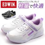 Yahoo! Yahoo!ショッピング(ヤフー ショッピング)スニーカー キッズ ジュニア 靴 白 ホワイト 黒 ブラック 軽量 かわいい おしゃれ ベルト エドウィン EDWIN EDW-3584