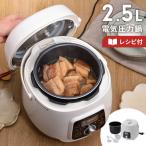電気圧力鍋 2.5L 圧力鍋 電気 鍋 電気圧力調理鍋 タイマー 簡単 手軽 時短 ほったらかし 調理 便利 保温 調理家電 電気調理鍋 離乳食 煮込み料理 煮物 カレー