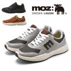 モズ メンズスニーカー 防水 クッションインソール 黒 ブラック グレー 茶 キャメル moz 6220