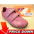 GEOX ジオックス　J7309C バーガンディ/ベージュ-C0027│ 子供ブランドスニーカー 17.0cm-25.5cm