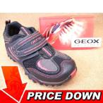 GEOX ジオックス　J8320R ブラック/レッド-C0048│ 子供ブランドスニーカー 17.0cm-25.5cm