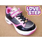 ラブステップ NAMES LOVE STEP　ネイムス529 ブラック/ピンク│ 女の子 スニーカー 16.0cm-24.0cm